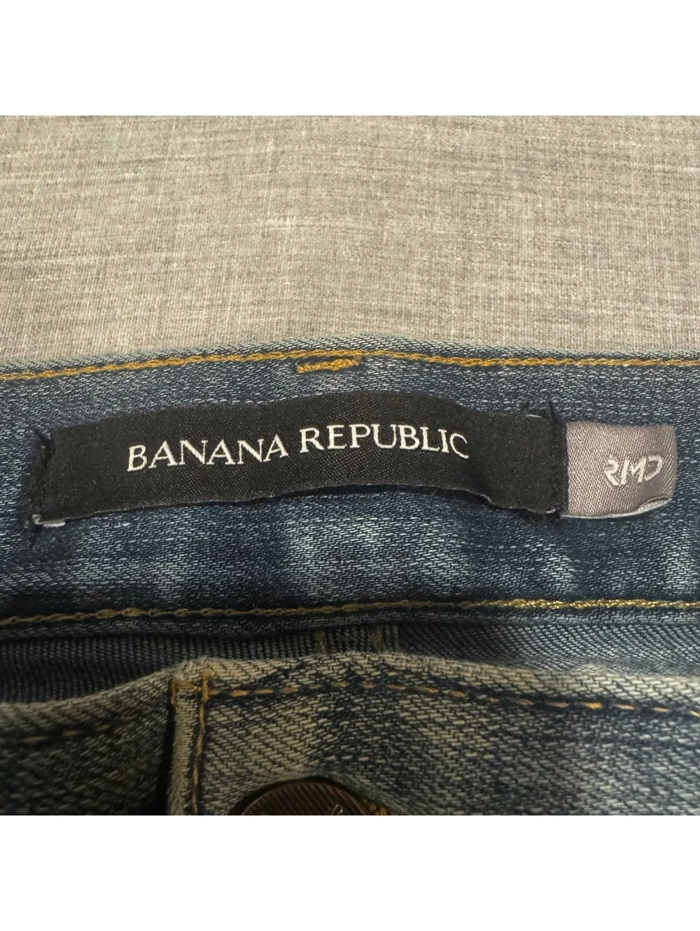 Banana Republic Men’s Jeans 34x32 Dark Gray Straight Leg Denim Pants